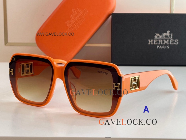 Best Replica Hermes Sunglasses Orange Leg